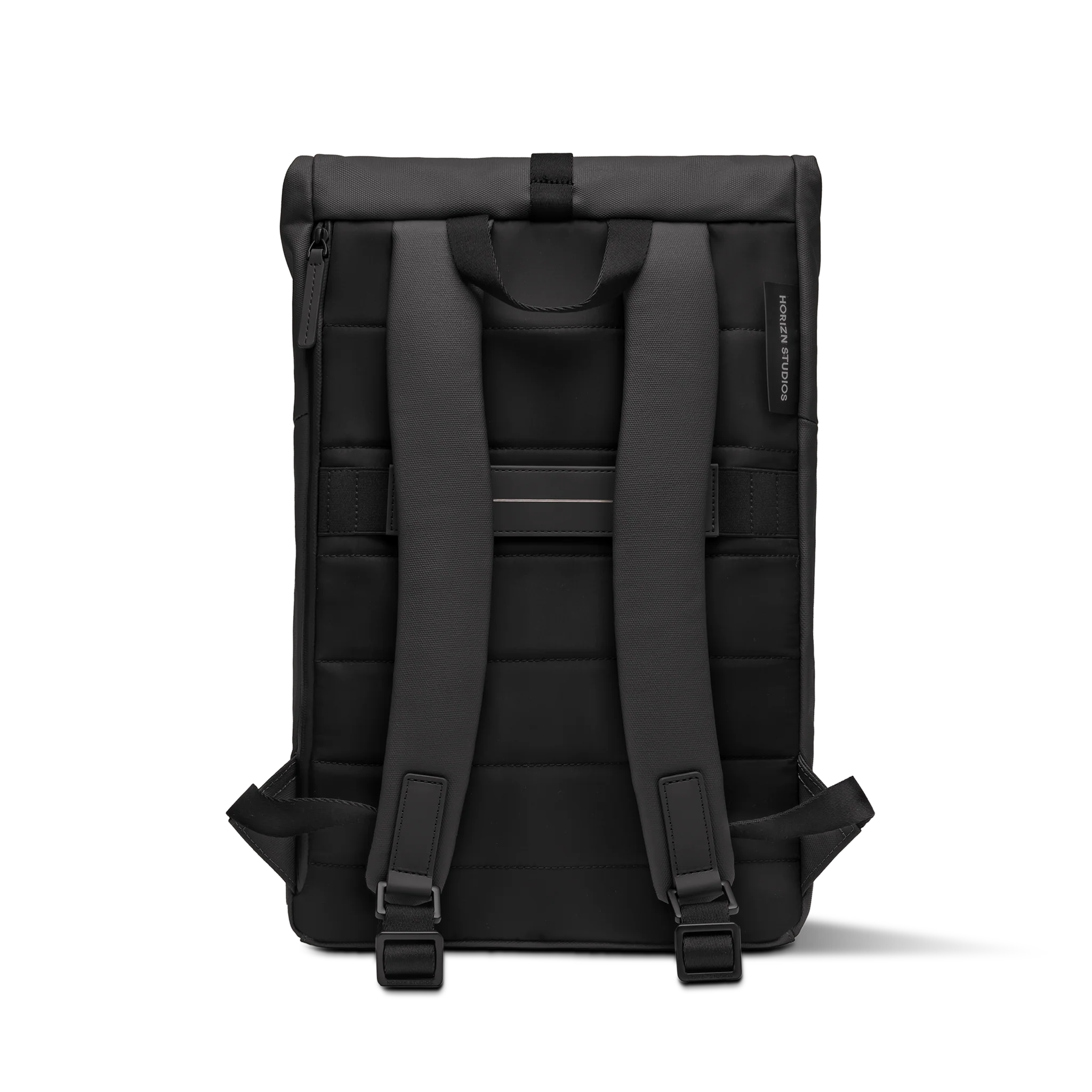 SoFo Rolltop Backpack X / All Black / Waxed Canvas - Image 3