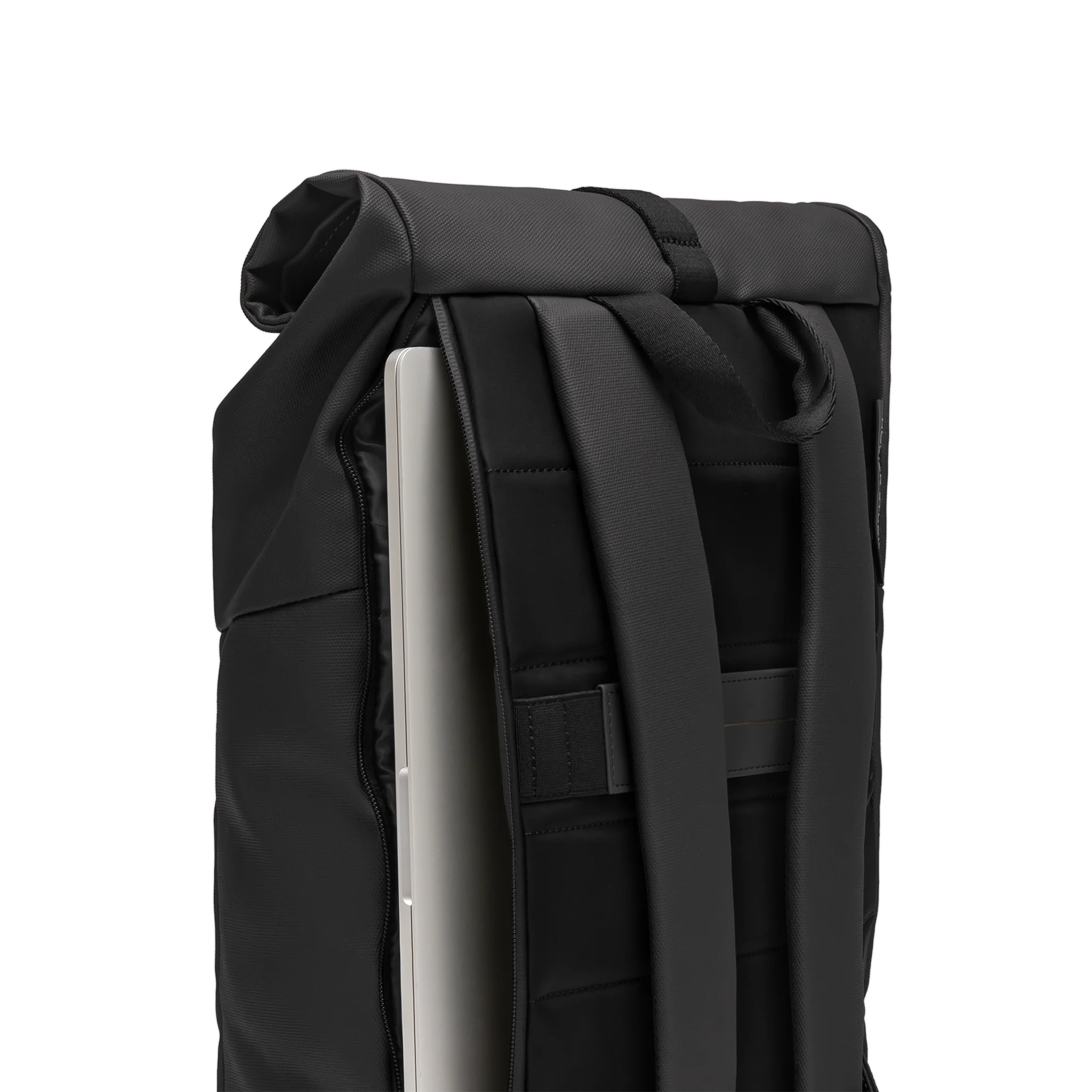 SoFo Rolltop Backpack X / All Black / Waxed Canvas - Image 5