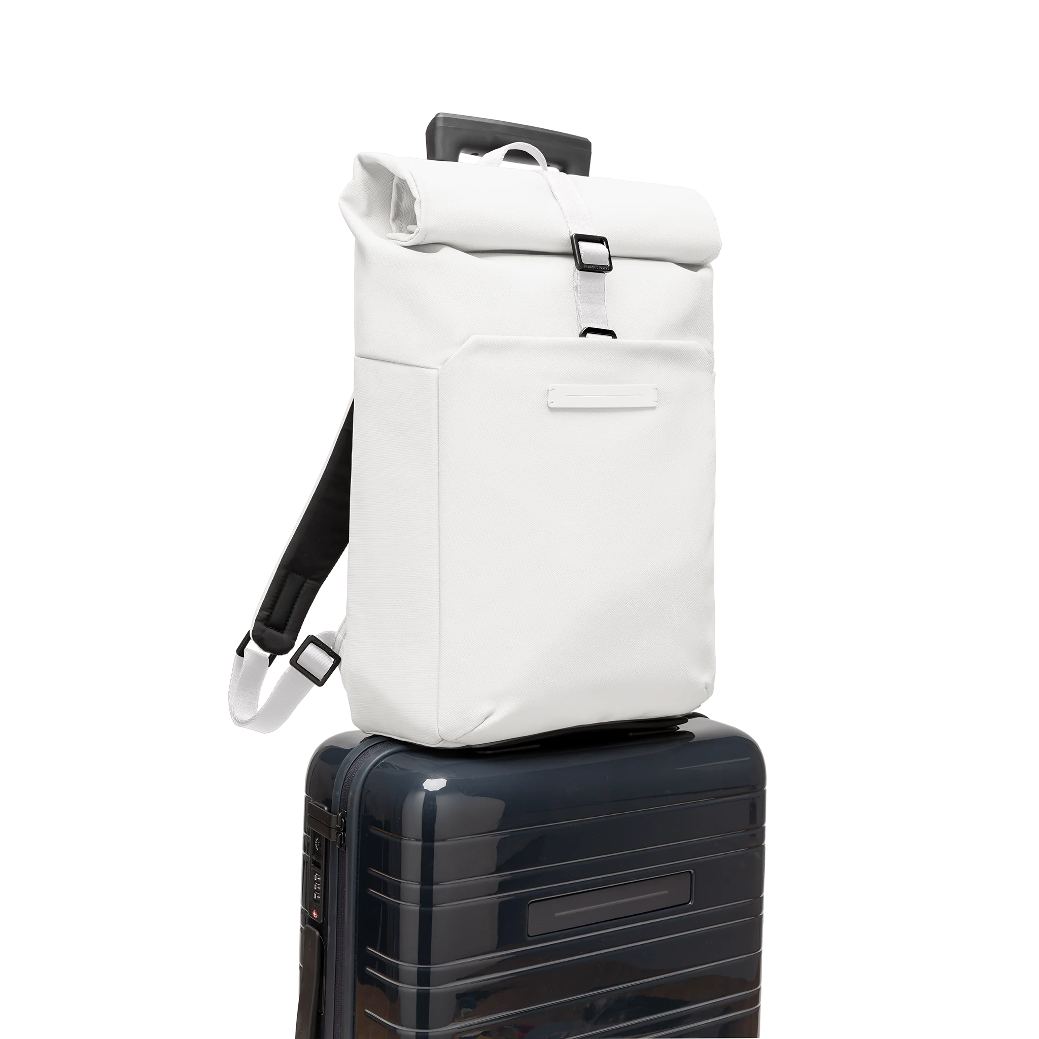 SoFo Rolltop Backpack X / All White / Waxed Canvas - Image 9