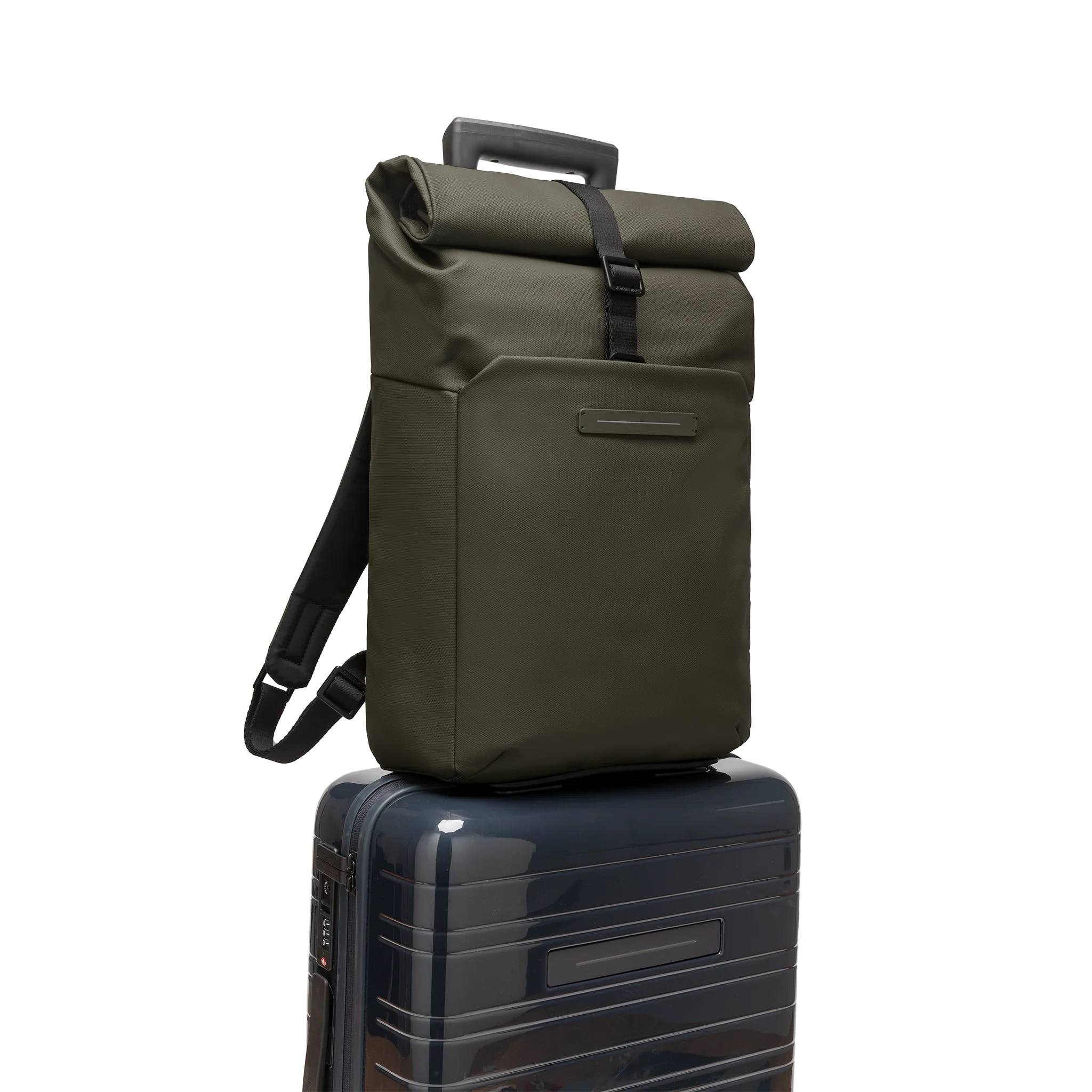 SoFo Rolltop Backpack X / Dark Olive / Waxed Canvas - Image 10