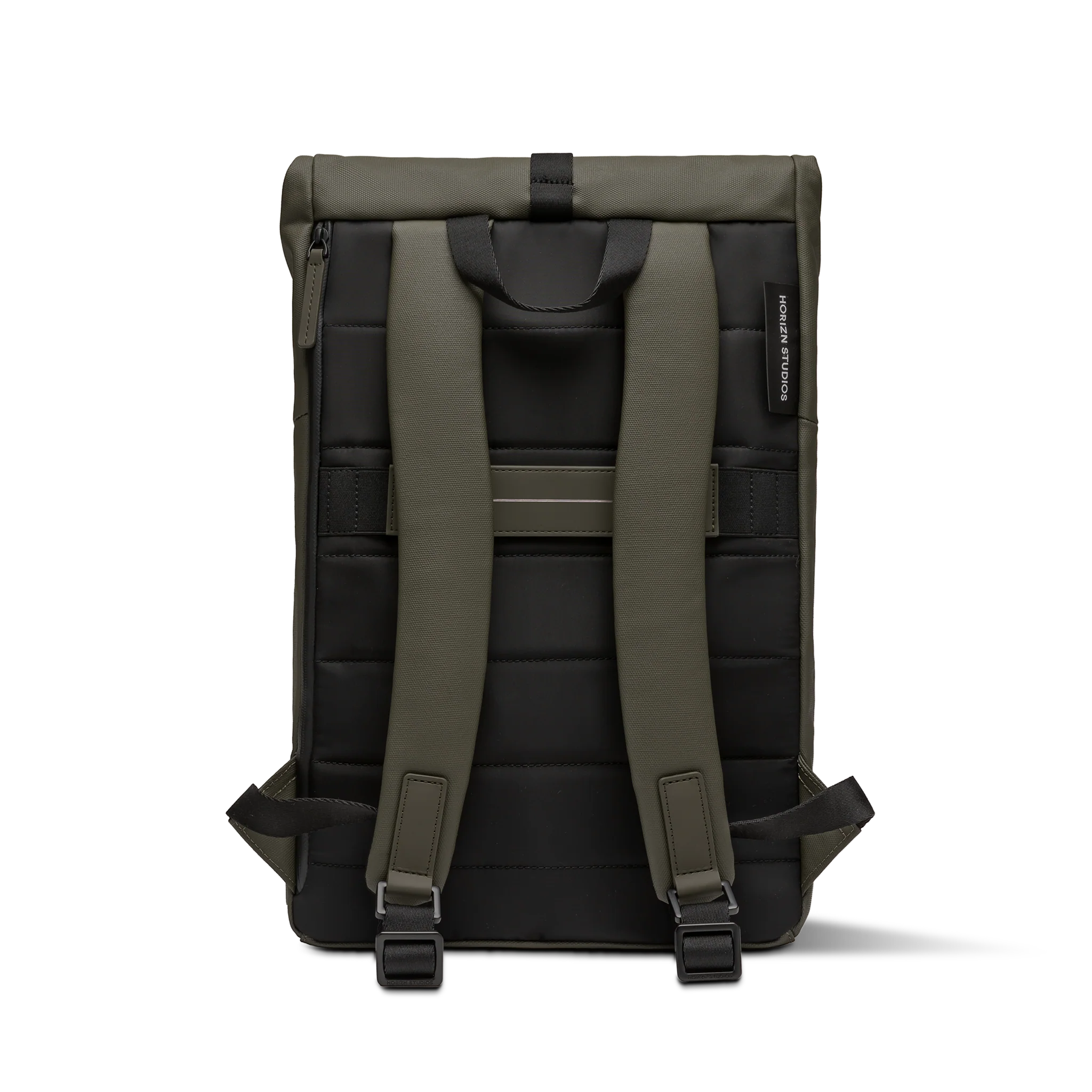 SoFo Rolltop Backpack X / Dark Olive / Waxed Canvas - Image 3