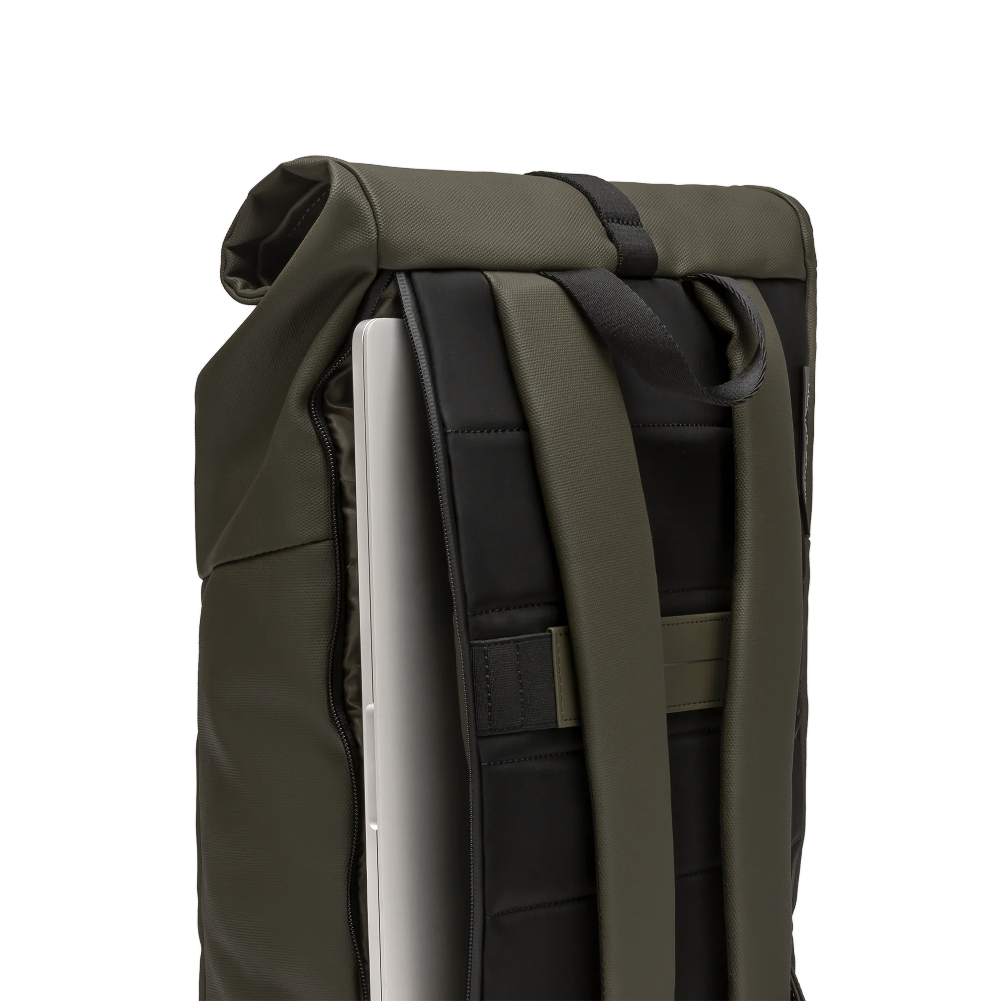 SoFo Rolltop Backpack X / Dark Olive / Waxed Canvas - Image 5