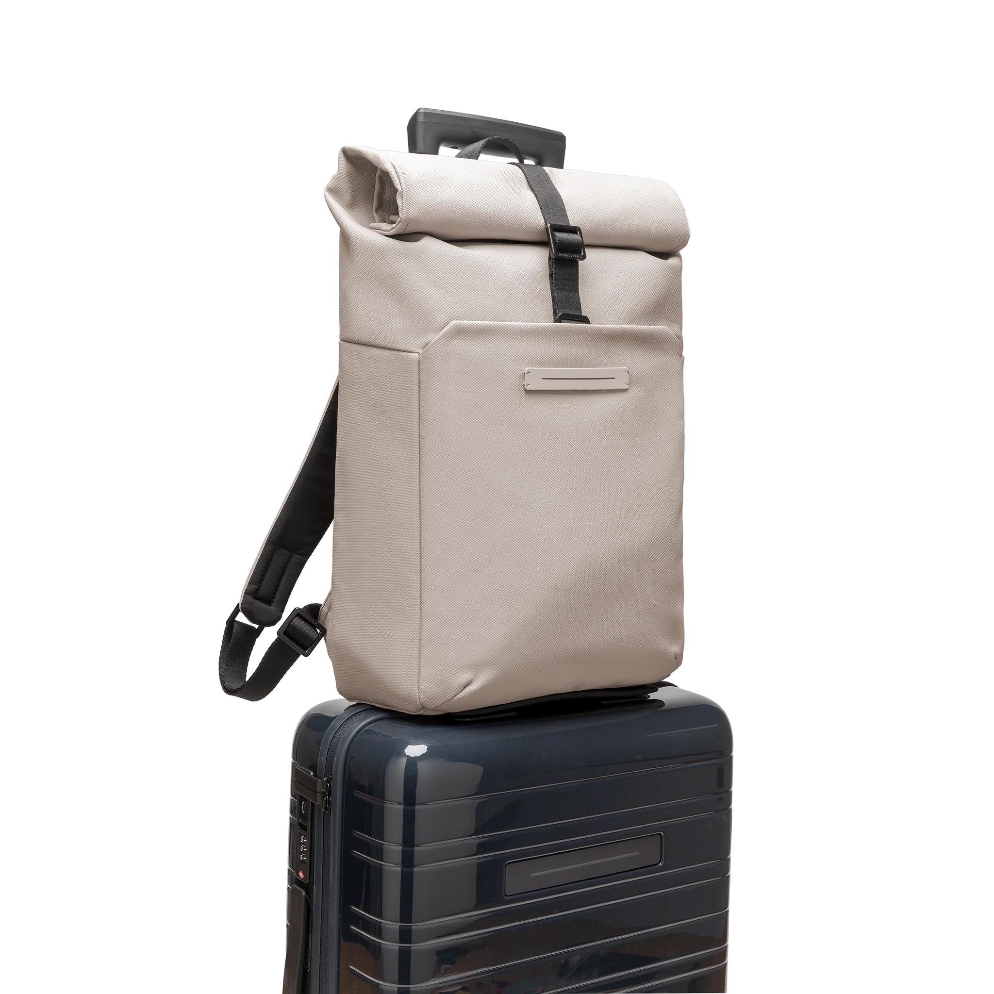 SoFo Rolltop Backpack X / Sand Grey / Waxed Canvas - Image 10