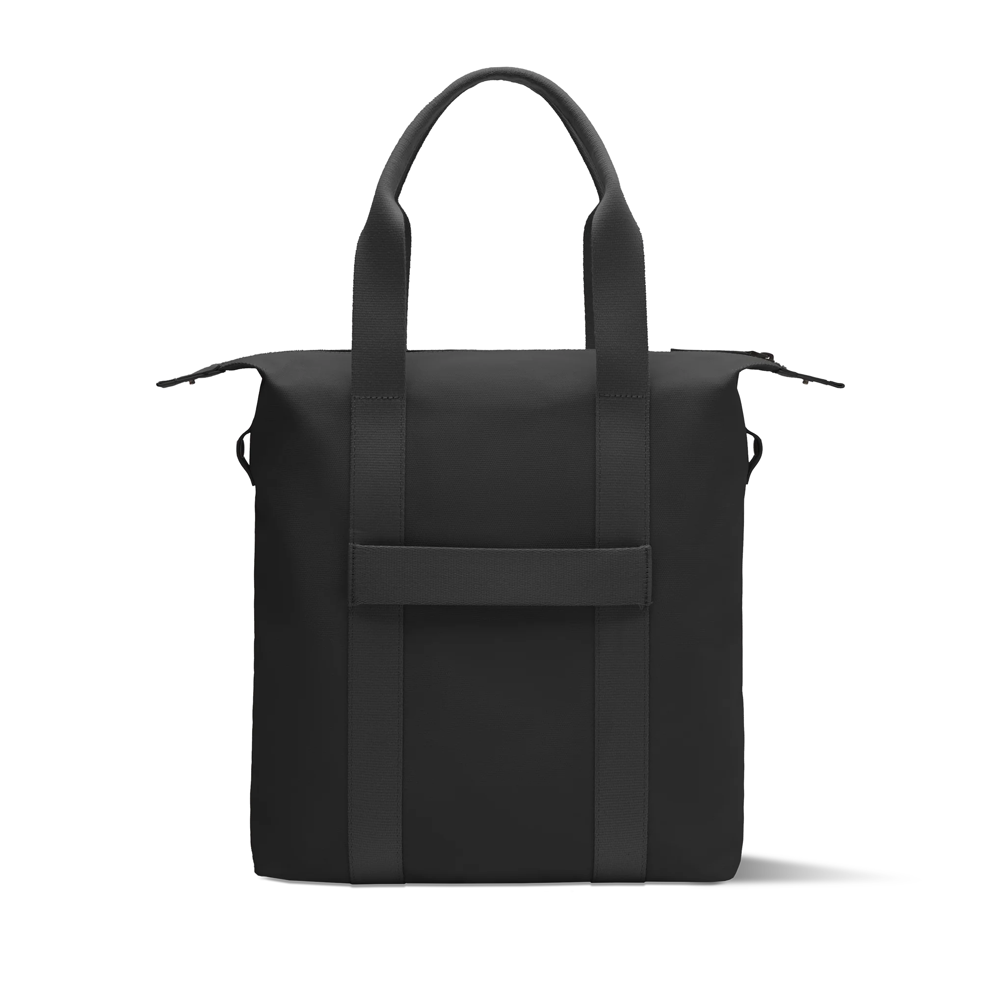 SoFo Vertical Tote / All Black / Waxed Canvas - Image 3