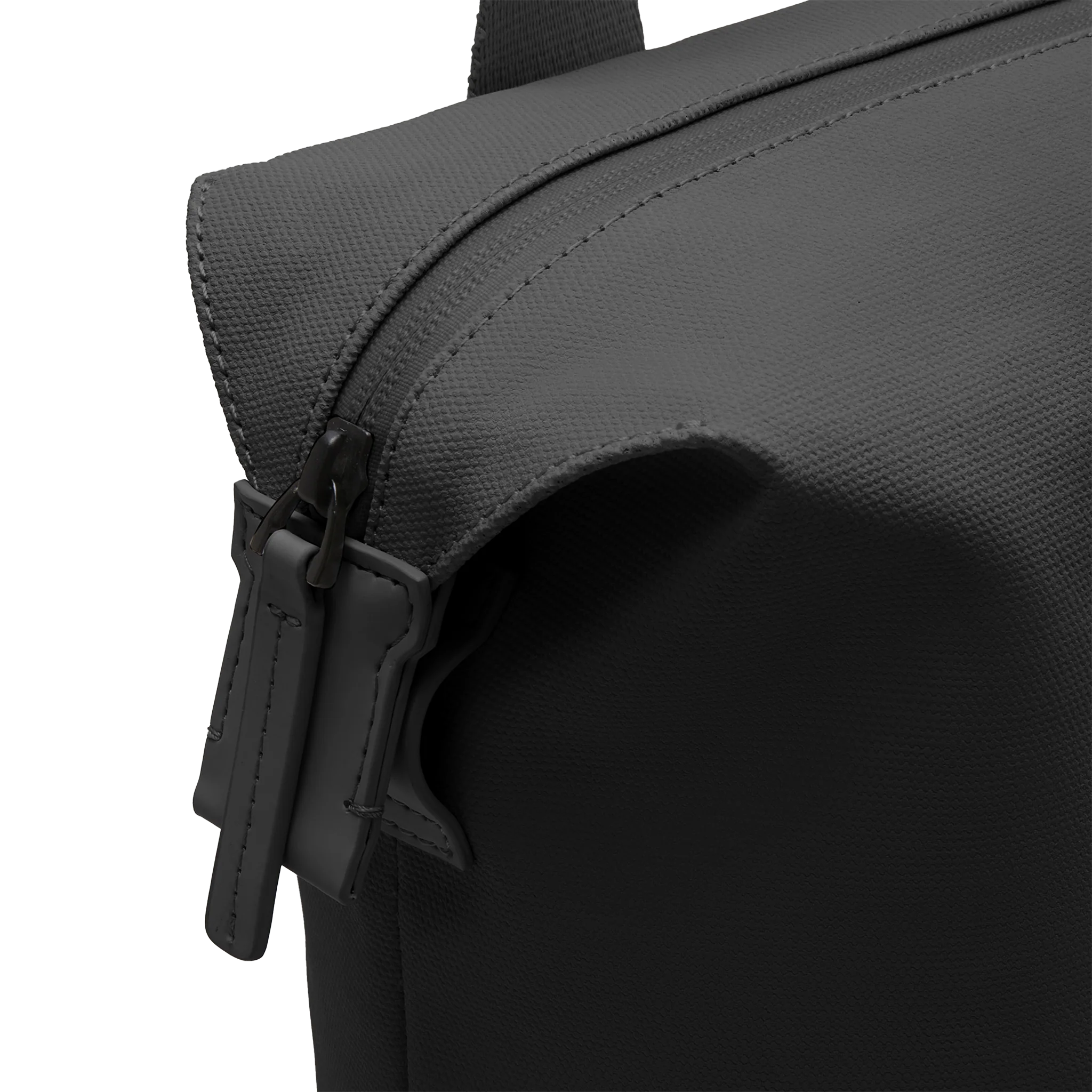SoFo Vertical Tote / All Black / Waxed Canvas - Image 5