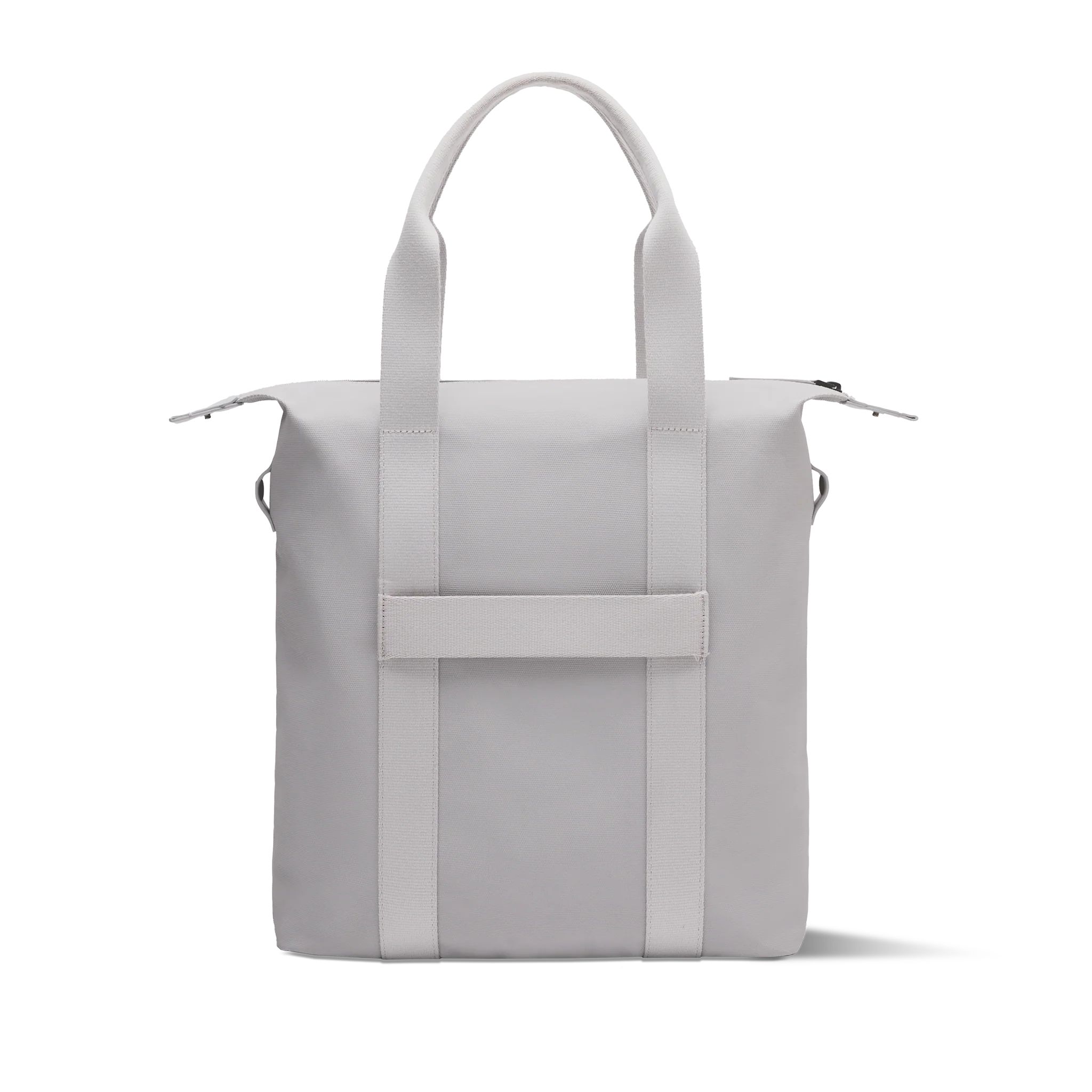 SoFo Vertical Tote / Light Quartz Grey / Waxed Canvas - Image 3