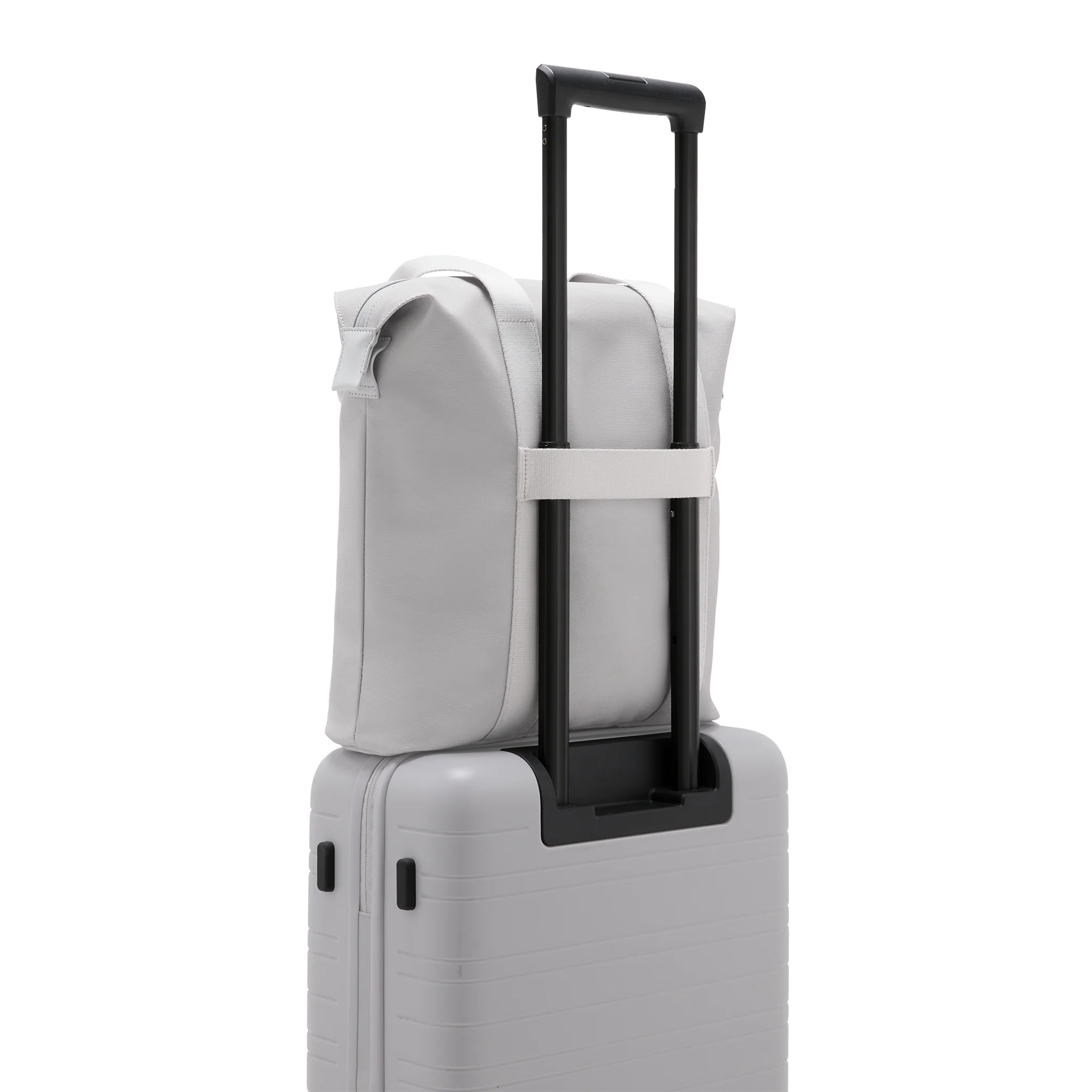 SoFo Vertical Tote / Light Quartz Grey / Waxed Canvas - Image 7