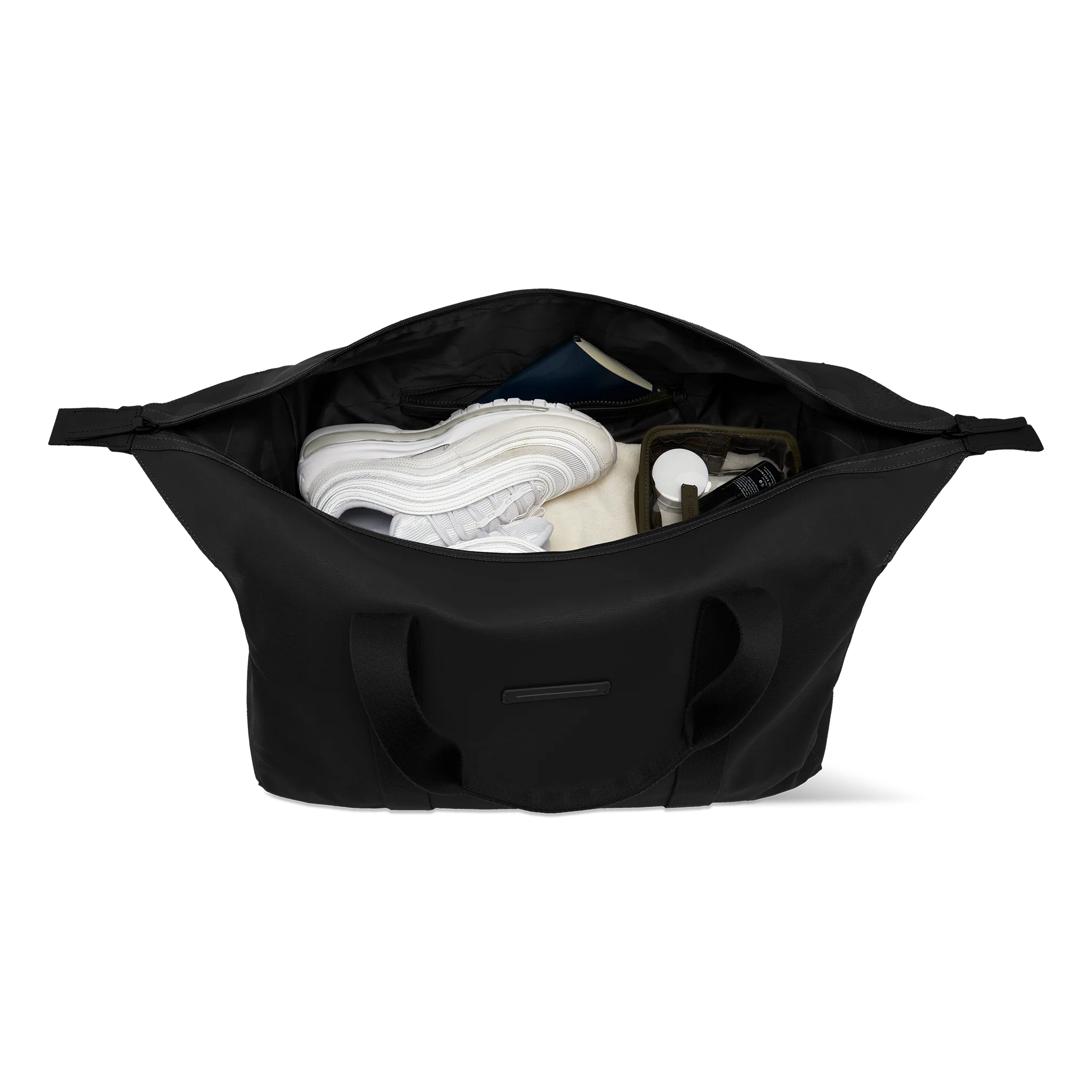 SoFo Weekender L / Black / Recycled Waxed Canvas / Size L - Image 3