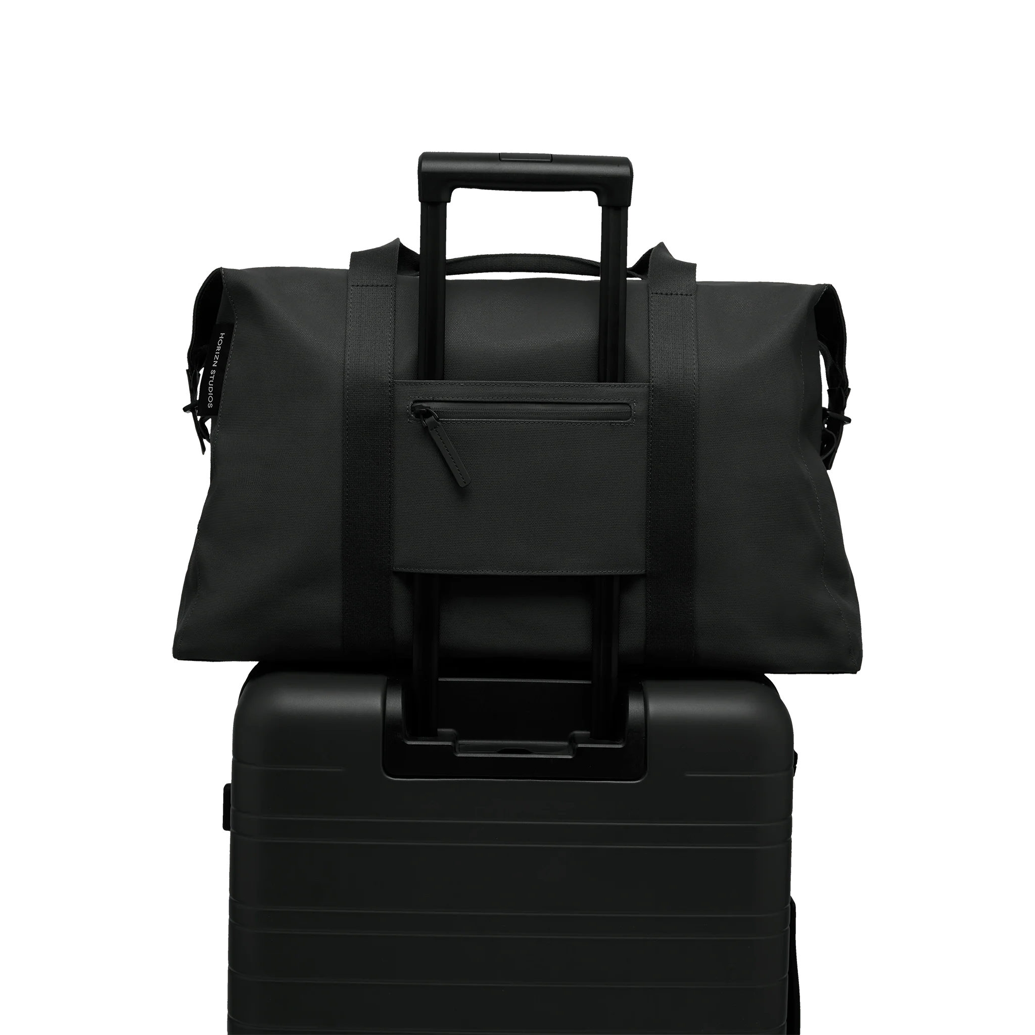SoFo Weekender L / Black / Recycled Waxed Canvas / Size L - Image 6