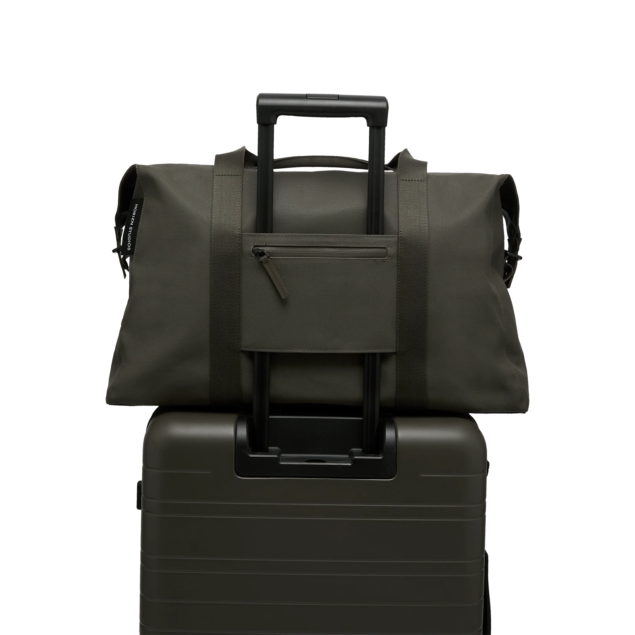 SoFo Weekender L / Dark Olive / Recycled Waxed Canvas / Size L - Image 6