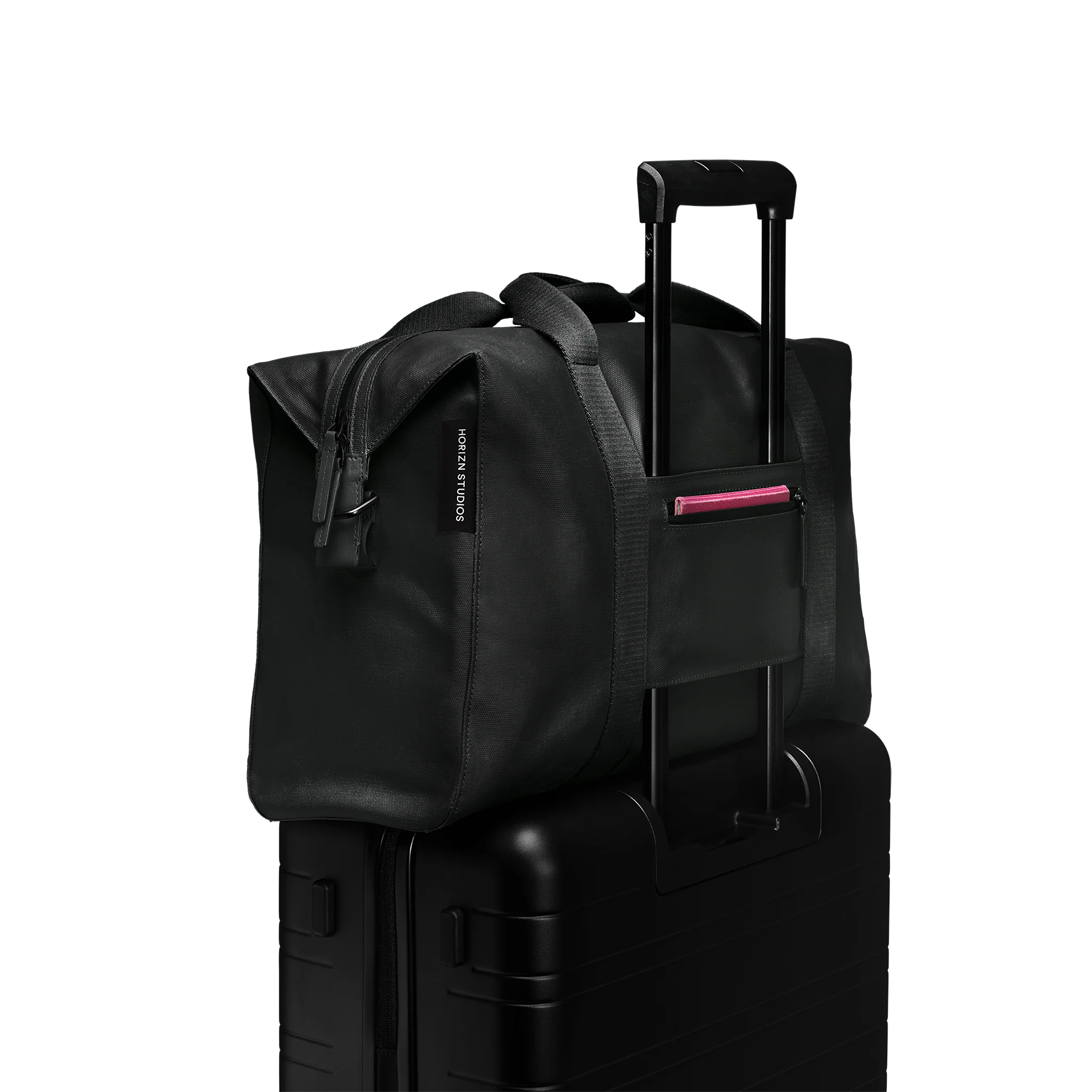 SoFo Weekender M / Black / Recycled Waxed Canvas / Size M - Image 6