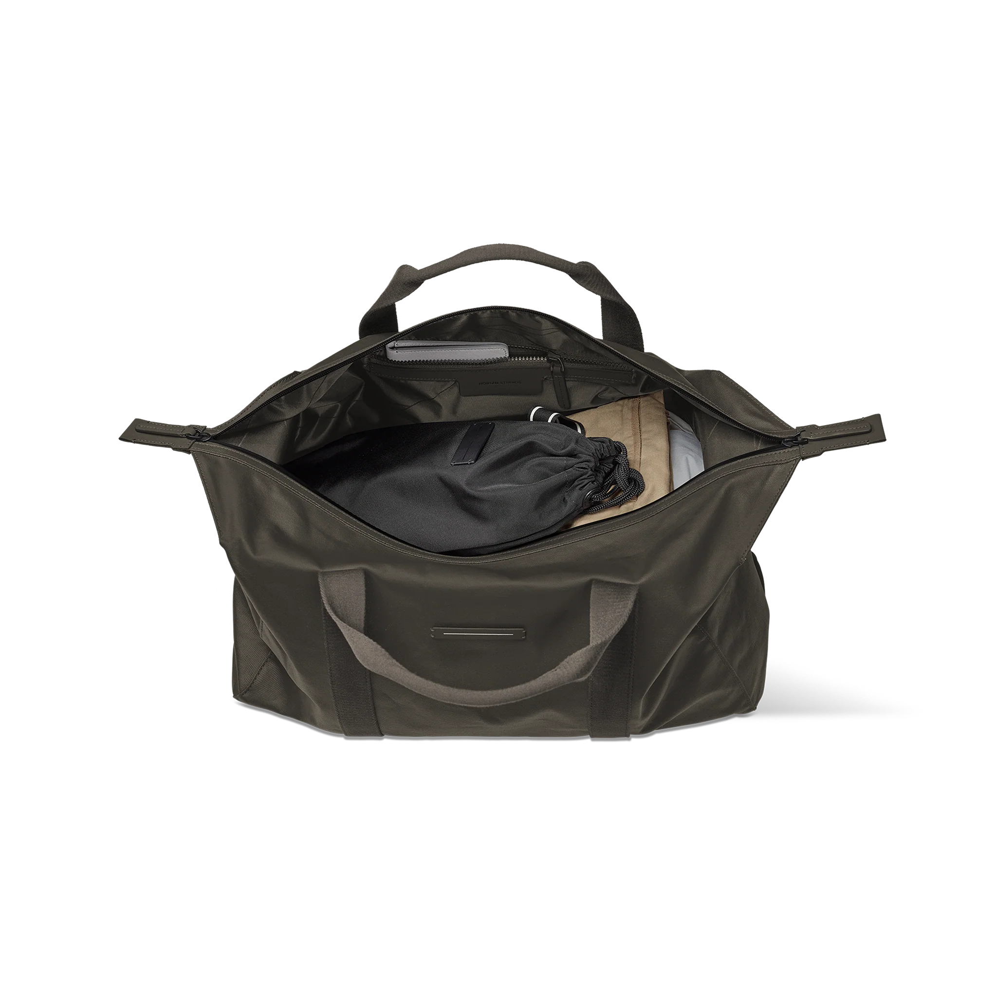 SoFo Weekender M / Dark Olive / Recycled Waxed Canvas / Size M - Image 3
