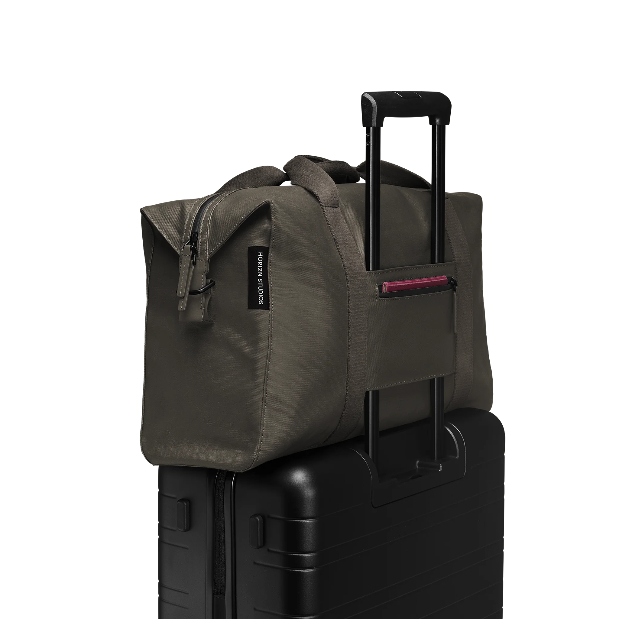 SoFo Weekender M / Dark Olive / Recycled Waxed Canvas / Size M - Image 6