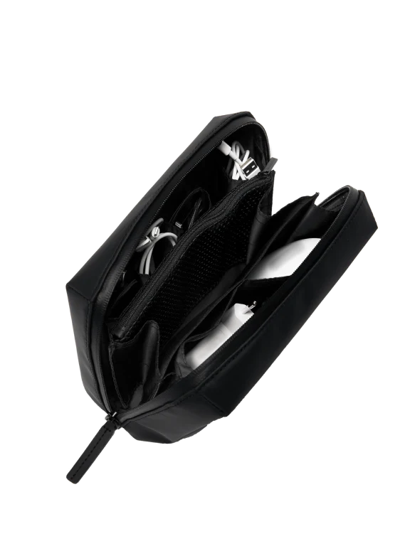 Tech Organiser / All Black / Waterproof Tarpaulin - Image 2